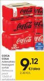 Oferta de COCA COLA Refresco Cola Zero sin cafeína pack 12x33 cl por 9,12€ en Eroski