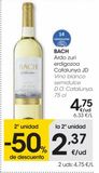 Oferta de BACH Vino blanco semidulce D.O. Catalunya 75 cl por 4,75€ en Eroski