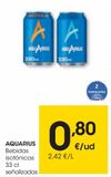 Oferta de Bebida isotónica de limón pack 9x33 cl AQUARIUS  por 0,8€ en Eroski