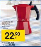 Oferta de CAFETERA DE ALUMINIO VULCANO 6 tazas JATA  por 22,9€ en Eroski