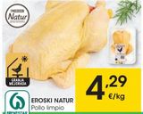 Oferta de Pollo limpio EROSKI NATUR  por 4,29€ en Eroski