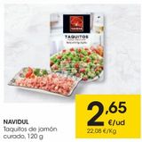 Oferta de Taquitos de jamón curado 120 g NAVIDUL  por 2,65€ en Eroski
