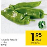 Oferta de  Pimiento italiano malla 500g por 1,95€ en Eroski