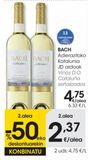 Oferta de Vino blanco semidulce D.O. Catalunya 75 cl BACH  por 4,75€ en Eroski