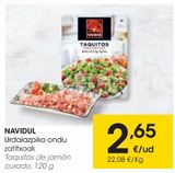 Oferta de Taquitos de jamón curado 120 g NAVIDUL  por 2,65€ en Eroski