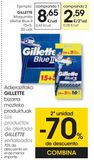 Oferta de Maquinilla afeitar Blue II 15+5 20 Uds GILLETTE  por 8,65€ en Eroski