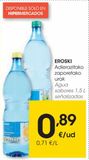 Oferta de Agua sabor limón 1,25 L EROSKI  por 0,89€ en Eroski