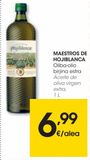 Oferta de Aceite de oliva virgen extra 1 L MAESTROS DE HOJIBLANCA  por 6,99€ en Eroski