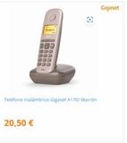 Oferta de Teléfono inalámbrico Gigaset por 20,5€ en Punto de Informática