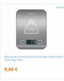 Oferta de Báscula de cocina cecotec por 9,69€ en Punto de Informática