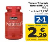 Oferta de Tomate Triturado Natural HELIOS  por 2,29€ en Carrefour