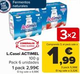 Oferta de L.Casei ACTIMEL por 2,99€ en Carrefour