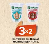 Oferta de En TODOS los Biogurt NATURGREEN  en Carrefour