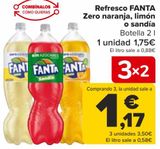 Oferta de Refresco FANTA Zero naranja, limón o sandia  por 1,75€ en Carrefour