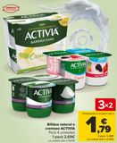 Oferta de Bífidus natural o cremoso ACTIVIA  por 2,69€ en Carrefour