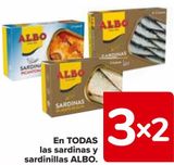 Oferta de En TODAS las sardinas y sardinillas ALBO  en Carrefour