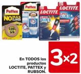 Oferta de EN TODOS los productos LOCTITE, PATTEX y RUBSON en Carrefour