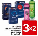 Oferta de En TODOS los preservativos, lubricantes, geles y toys CONTROL  en Carrefour