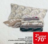 Oferta de En TODOS los juegos de sábanas y fundas nórdica policotton reciclado TEX HOME y 100% algodón ALO HOME en Carrefour