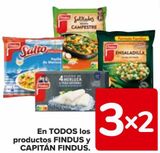 Oferta de En TODOS los productos FINDUS y CAPITAN FINDUS en Carrefour