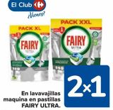 Oferta de En lavavajillas maquina en pastillas FAIRY ULTRA  en Carrefour
