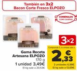 Oferta de Gama Receta Artesana ELPOZO por 3,49€ en Carrefour