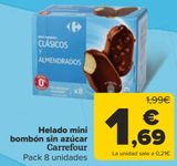 Oferta de Helado mini bombón sin azúcar Carrefour  por 1,69€ en Carrefour