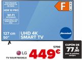 Oferta de LG TV 50UR78006LK por 449€ en Carrefour