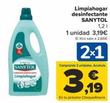 Oferta de Limpiahogar desinfectante SANYTOL  por 3,19€ en Carrefour