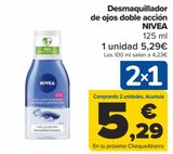 Oferta de Desmaquillador de ojos doble acción NIVEA  por 5,29€ en Carrefour