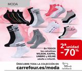 Oferta de EN TODOS los calcetines WILSON, KAPPA, UMBRO y KELME adulto e infantil en Carrefour