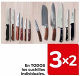 Oferta de EN TODOS los cuchillos individuales en Carrefour