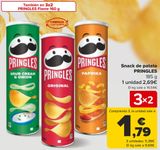 Oferta de Snack de patatas PRINGLES  por 2,69€ en Carrefour