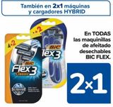 Oferta de En TODAS las maquinillas de afeitado desechables BIC FLEX  en Carrefour