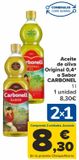 Oferta de Aceite de oliva Original 0,4º o Sabor CARBONELL  por 8,3€ en Carrefour