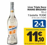 Oferta de Licor Triple Seco MARIE BRIZARD  por 11,1€ en Carrefour