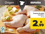 Oferta de Traseros de pollo Carrefour por 2,99€ en Carrefour