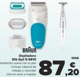 Oferta de BRAUN Depiladora Silk Epil 5-5810 por 87,2€ en Carrefour