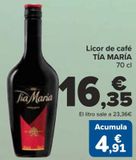 Oferta de Licor de café TÍA MARÍA  por 16,35€ en Carrefour