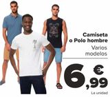 Oferta de Camiseta o Polo hombre  por 6,99€ en Carrefour