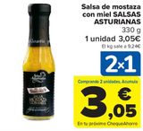 Oferta de Salsa de mostaza con miel SALSAS ASTURIANAS  por 3,05€ en Carrefour