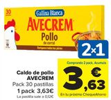 Oferta de Caldo de pollo AVECREM  por 3,63€ en Carrefour