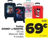 Oferta de Trolley DISNEY o MARVEL por 69€ en Carrefour