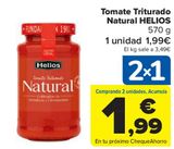 Oferta de Tomate Triturado Natural HELIOS  por 1,99€ en Carrefour