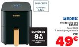Oferta de Freidora de aire RA510D MEDEK por 49€ en Carrefour