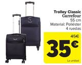 Oferta de Trolley Classic Carrefour por 35€ en Carrefour