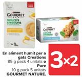 Oferta de En alimento húmedo para gatos Creations o Pure GOURMET NATURE en Carrefour
