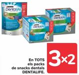 Oferta de En TODOS los packs de snacks dentales DENTALIFE en Carrefour