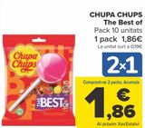 Oferta de CHUPA CHUPS The best of  por 1,86€ en Carrefour