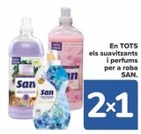 Oferta de EN TODOS Los suavizantes y perfumes para ropa SAN en Carrefour